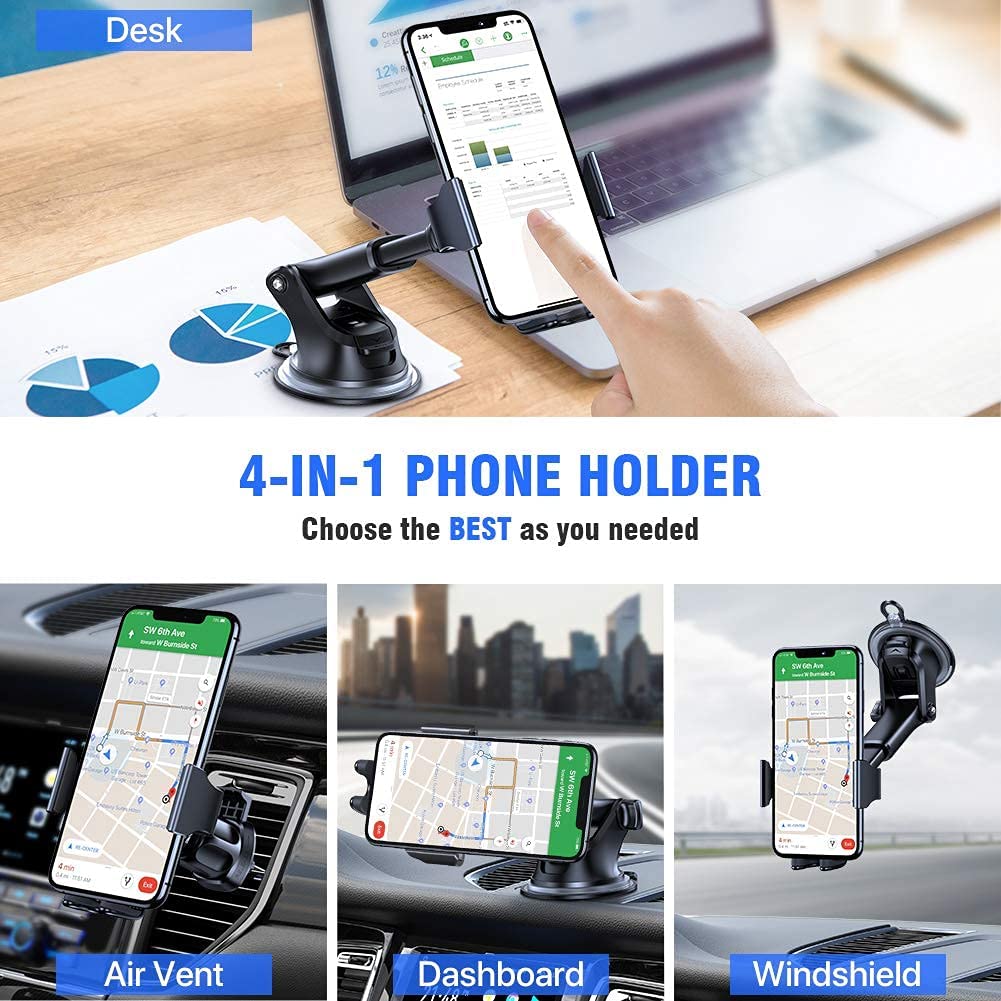 Elite Series│2-in-1 Car Mount for Dashboard/Air Vent