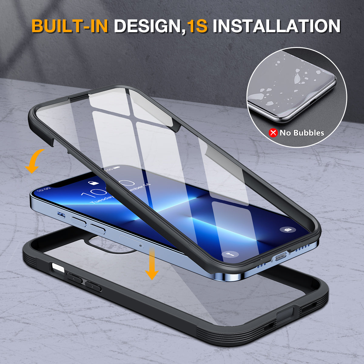 Diamond Series│Glass Case for iPhone 13 Pro Max