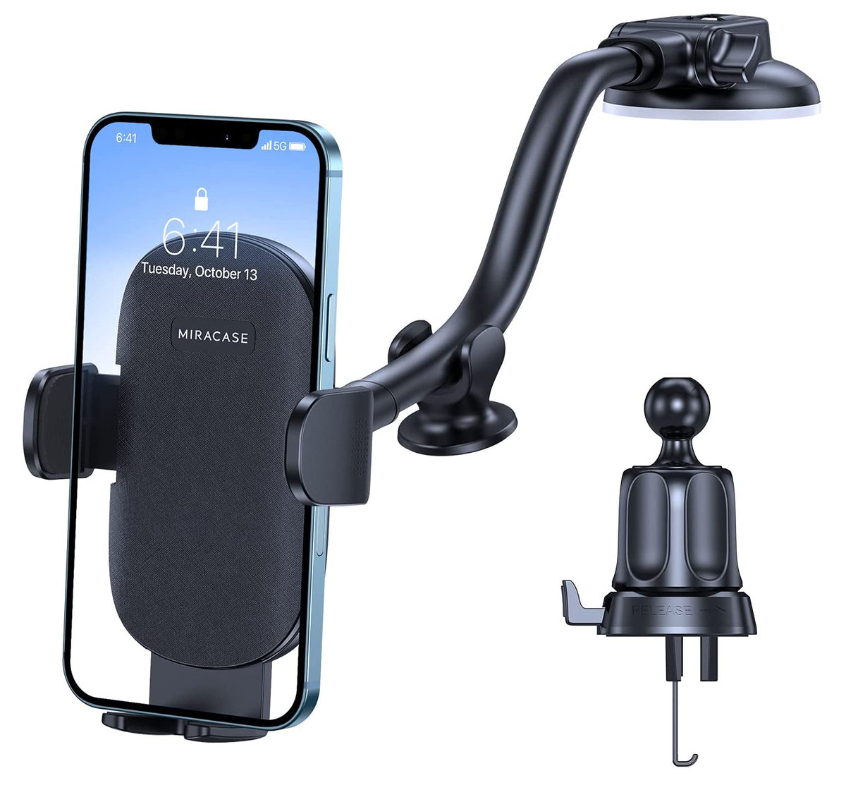 Excel Series│2-in-1 Car Mount for Dashboard/Air Vent