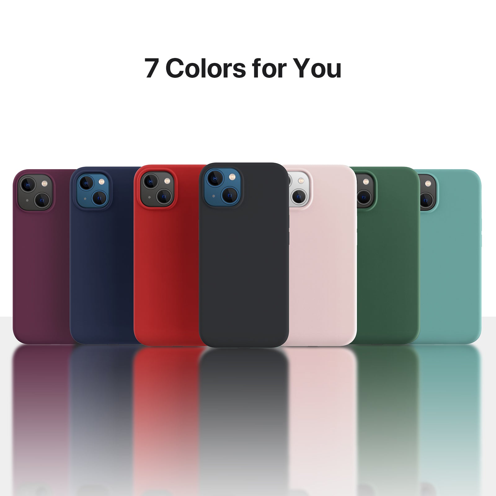 Fashion Series│Silicone Case for iPhone 13