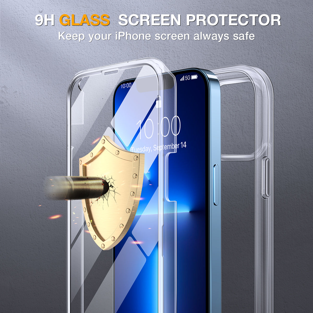 Diamond Series│Glass Case for iPhone 13 Pro Max